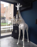 Giant Giraffe Humanoid Sculpture Floor Lamp