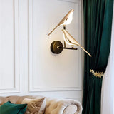 Chirping Sound Sparrow Wall Lamp Set