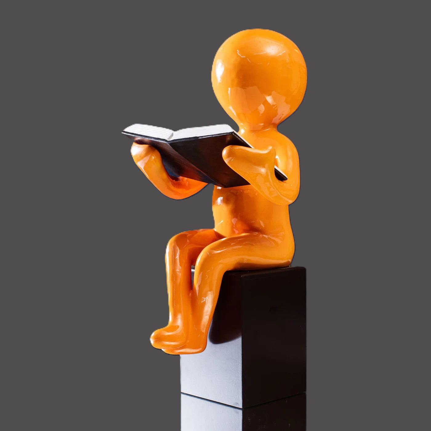 Scholar Man Reading Novel