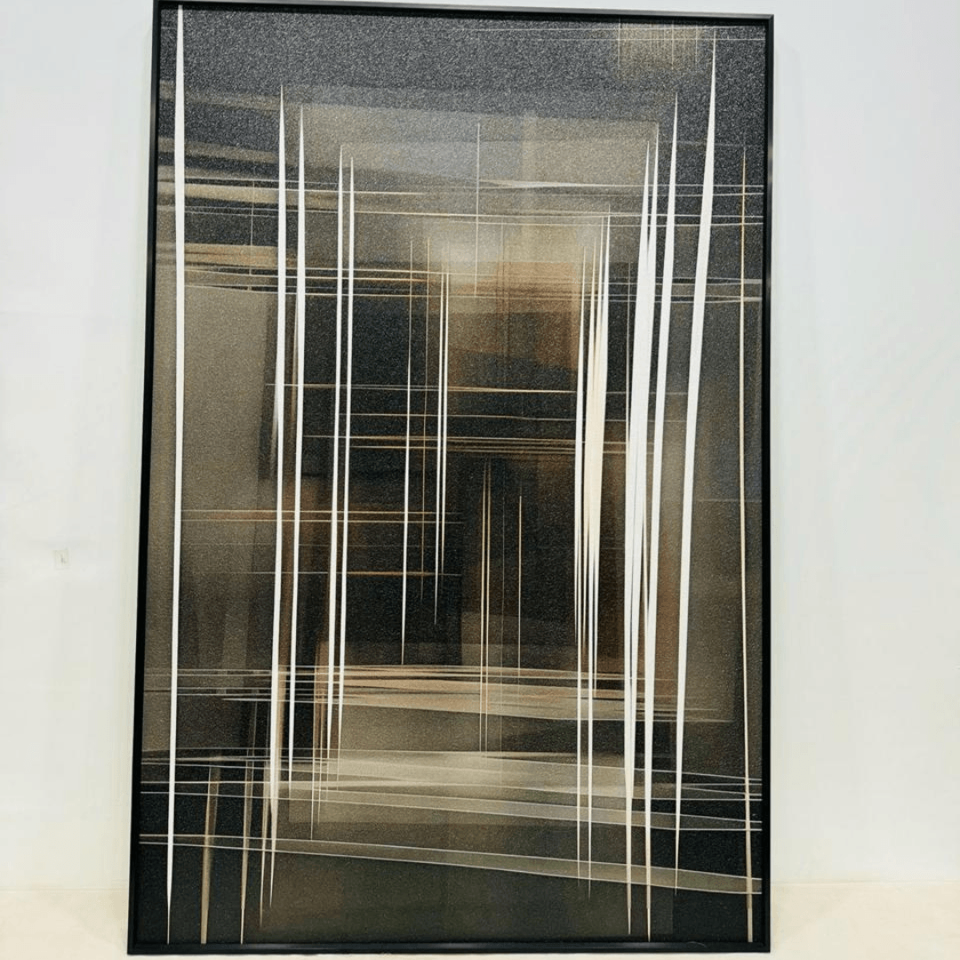 Exclusive Canva Printed Metal Frame Painting Style 3