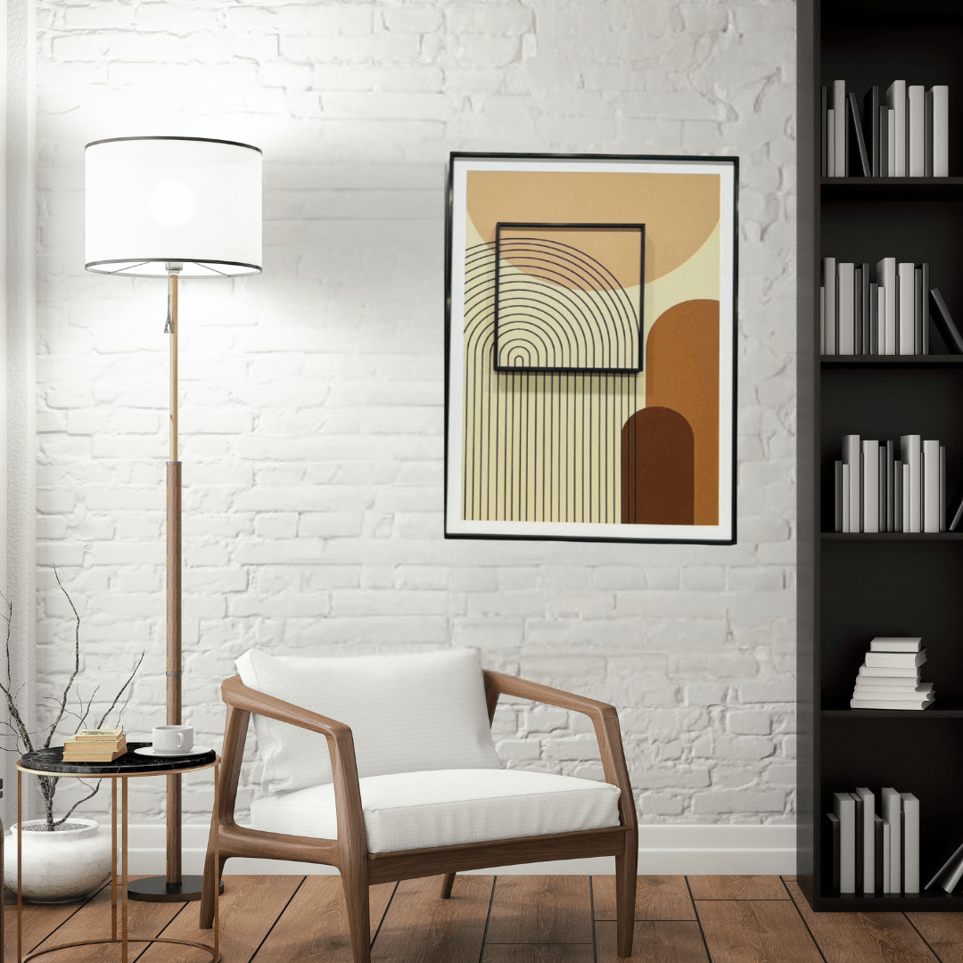 Exclusive Canva Printed Metal Frame Painting Style 34