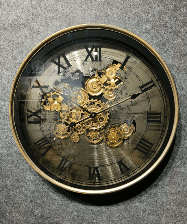 Royal Metal Gear Mechanical Clock Style 13