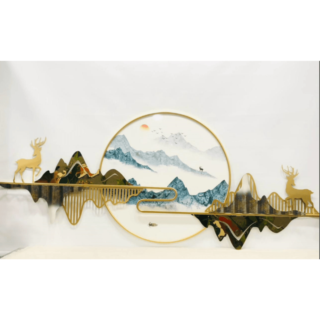 Luxury Metal Wall Art Style 8