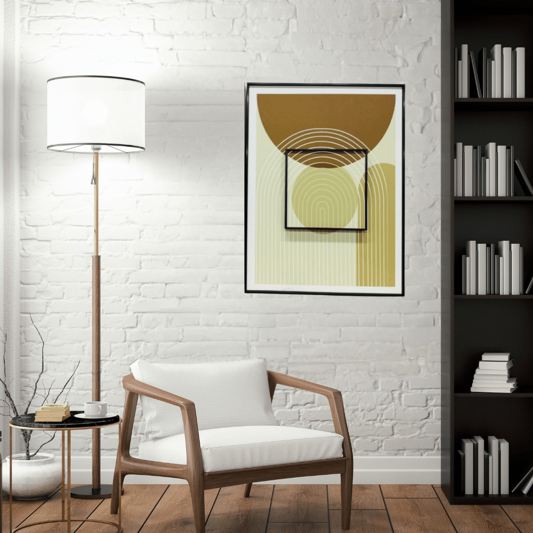 Exclusive Canva Printed Metal Frame Painting Style 30