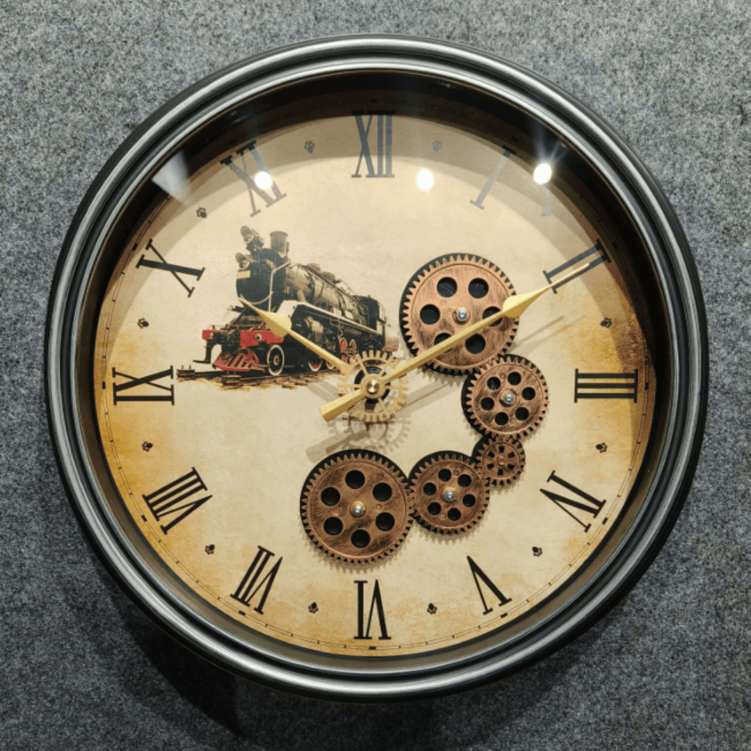 Royal Metal Gear Mechanical Clock Style 32