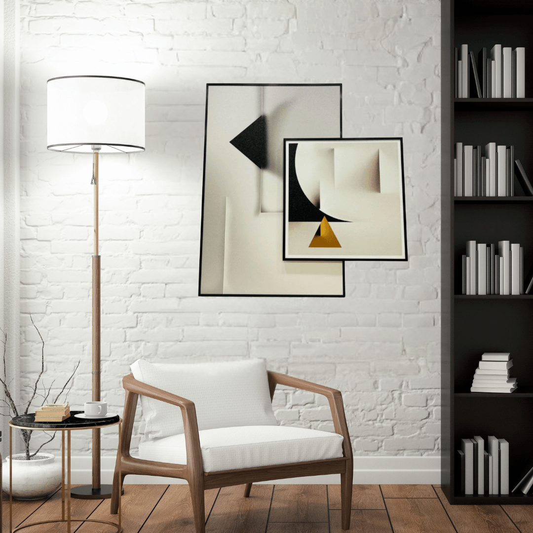 Exclusive Canva Printed Metal Frame Painting Style 53