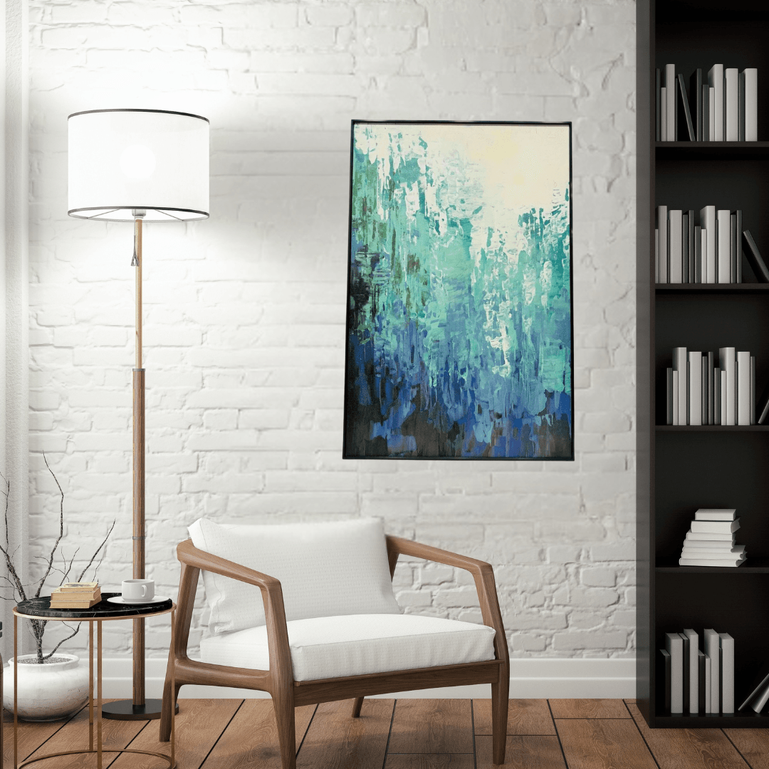 Exclusive Canva Printed Metal Frame Painting Style 15
