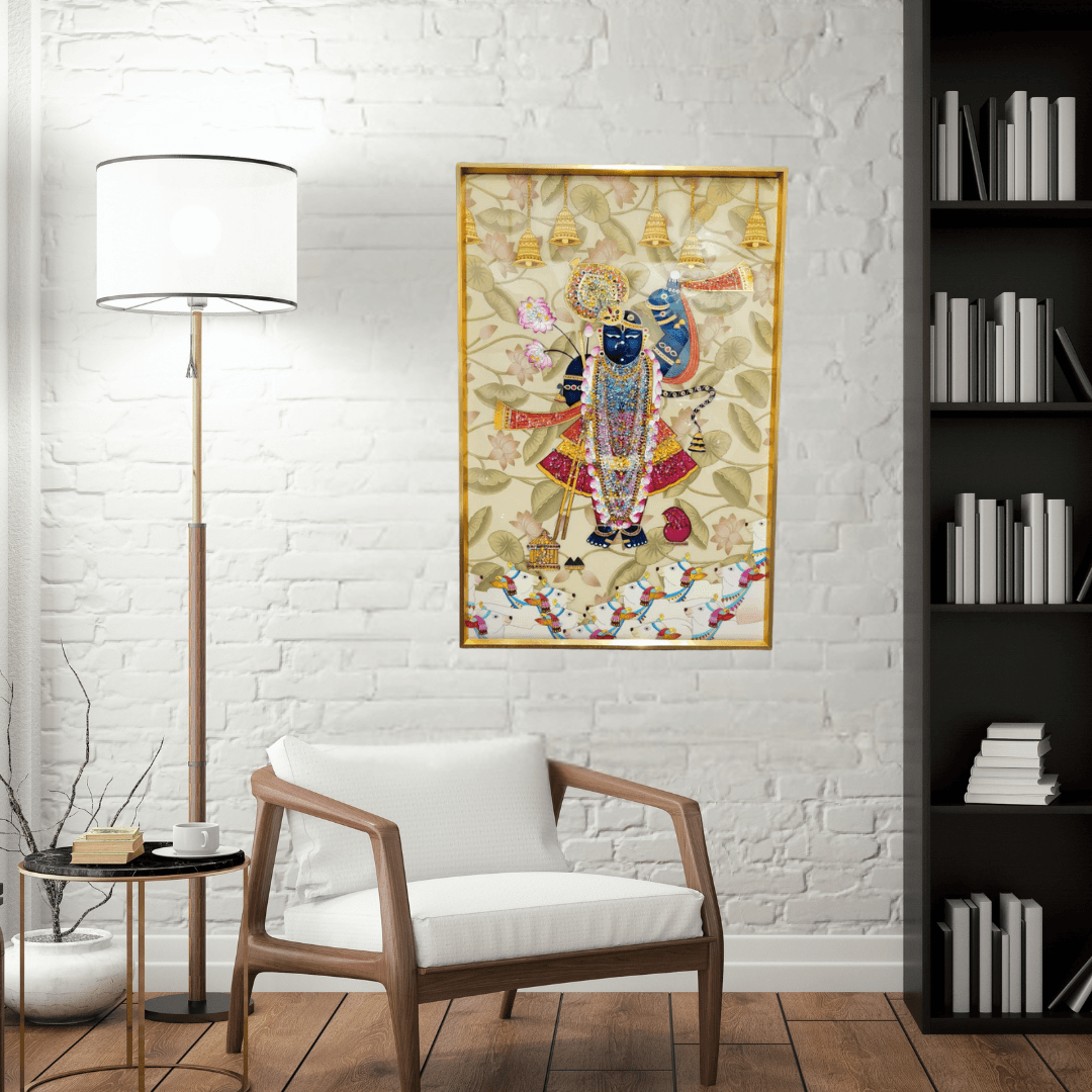 God Idol Wall Painting Style 14