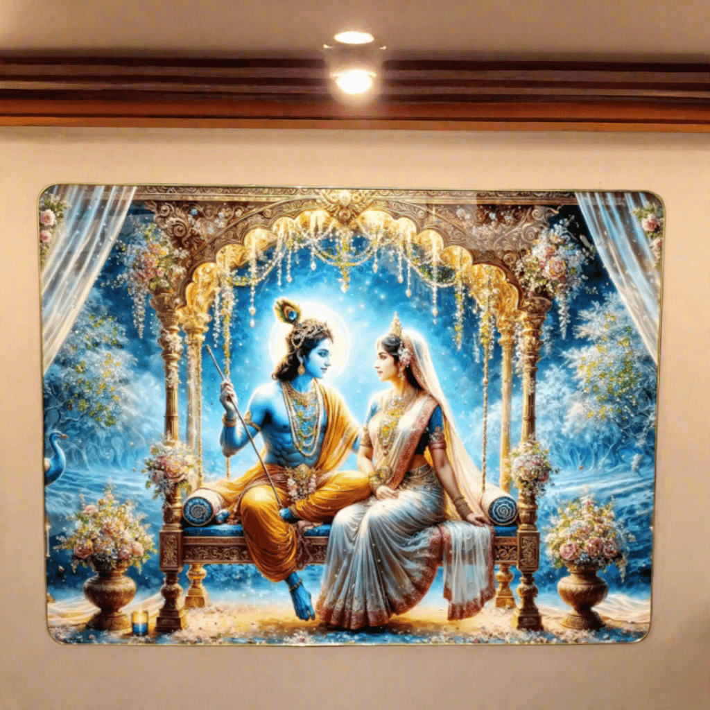 God Idol Wall Painting Style 12