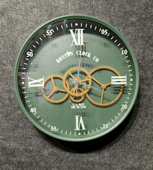 Royal Metal Gear Mechanical Clock Style 1