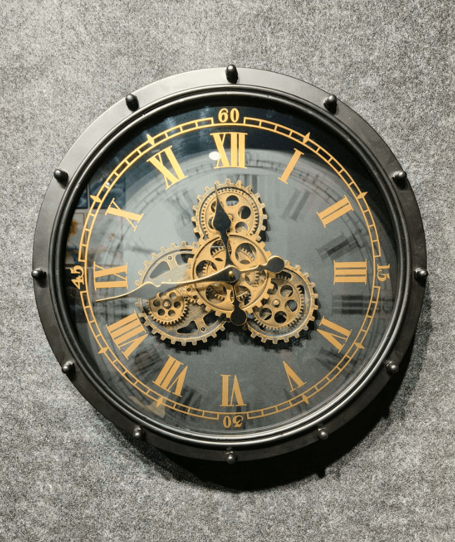 Royal Metal Gear Mechanical Clock Style 6