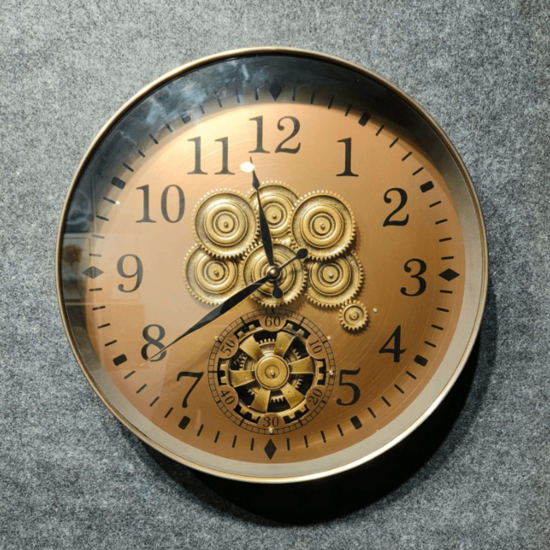 Royal Metal Gear Mechanical Clock Style 2
