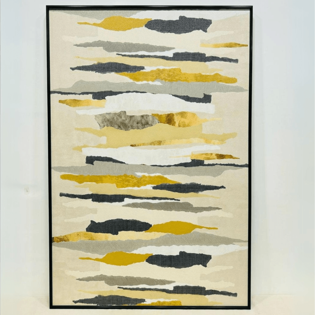 Exclusive Canva Printed Metal Frame Painting Style 6