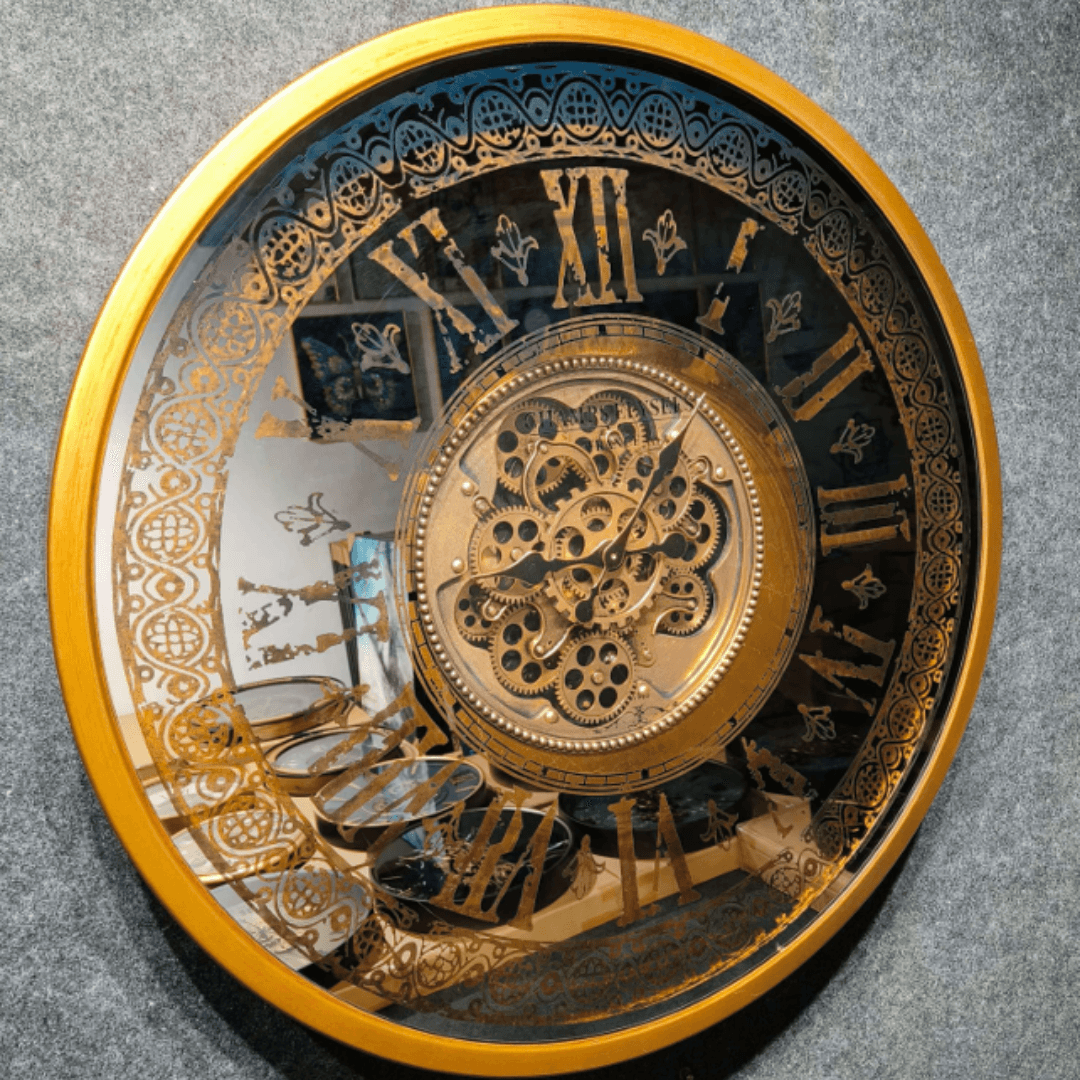 Royal Metal Gear Mechanical Clock Style 19