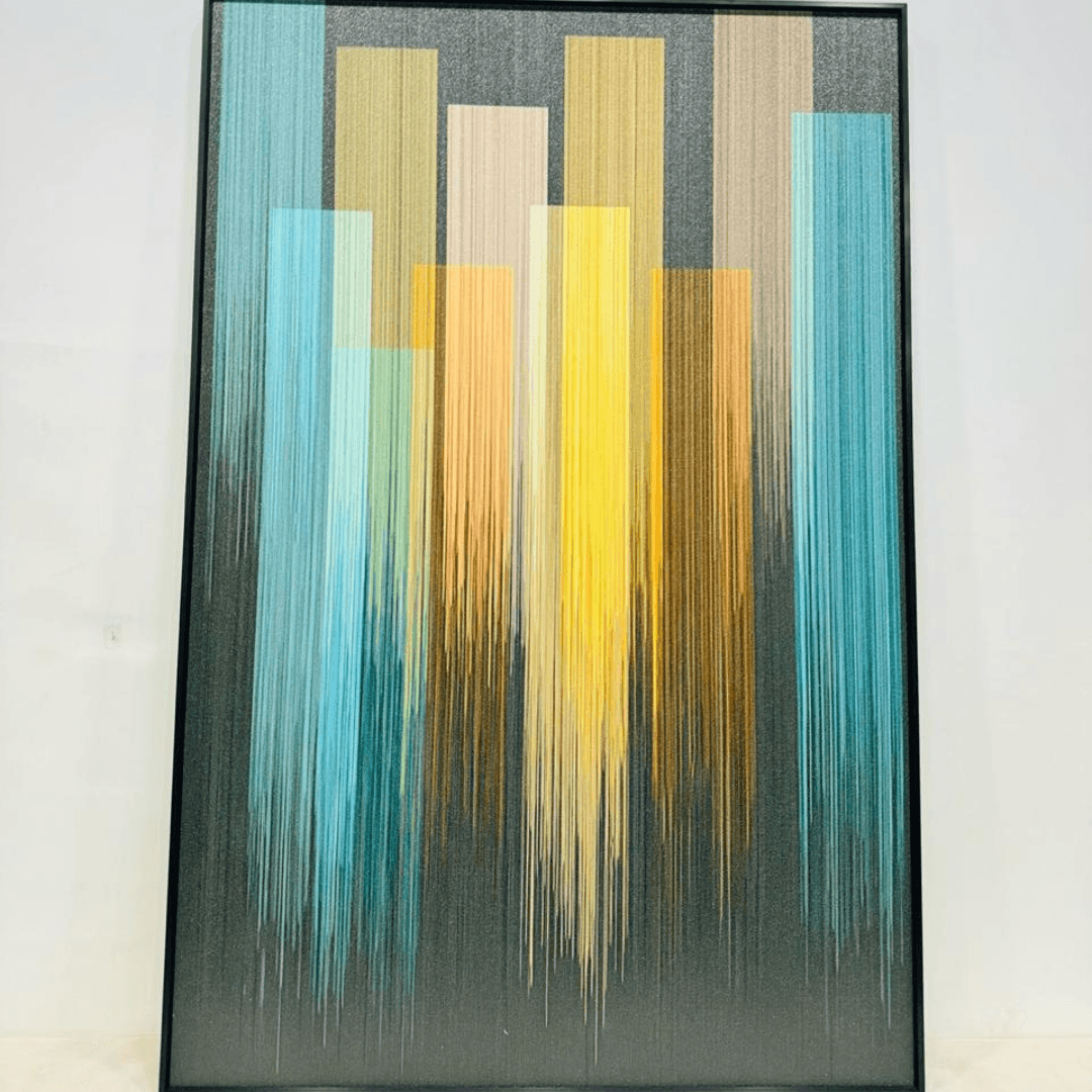 Exclusive Canva Printed Metal Frame Painting Style 13