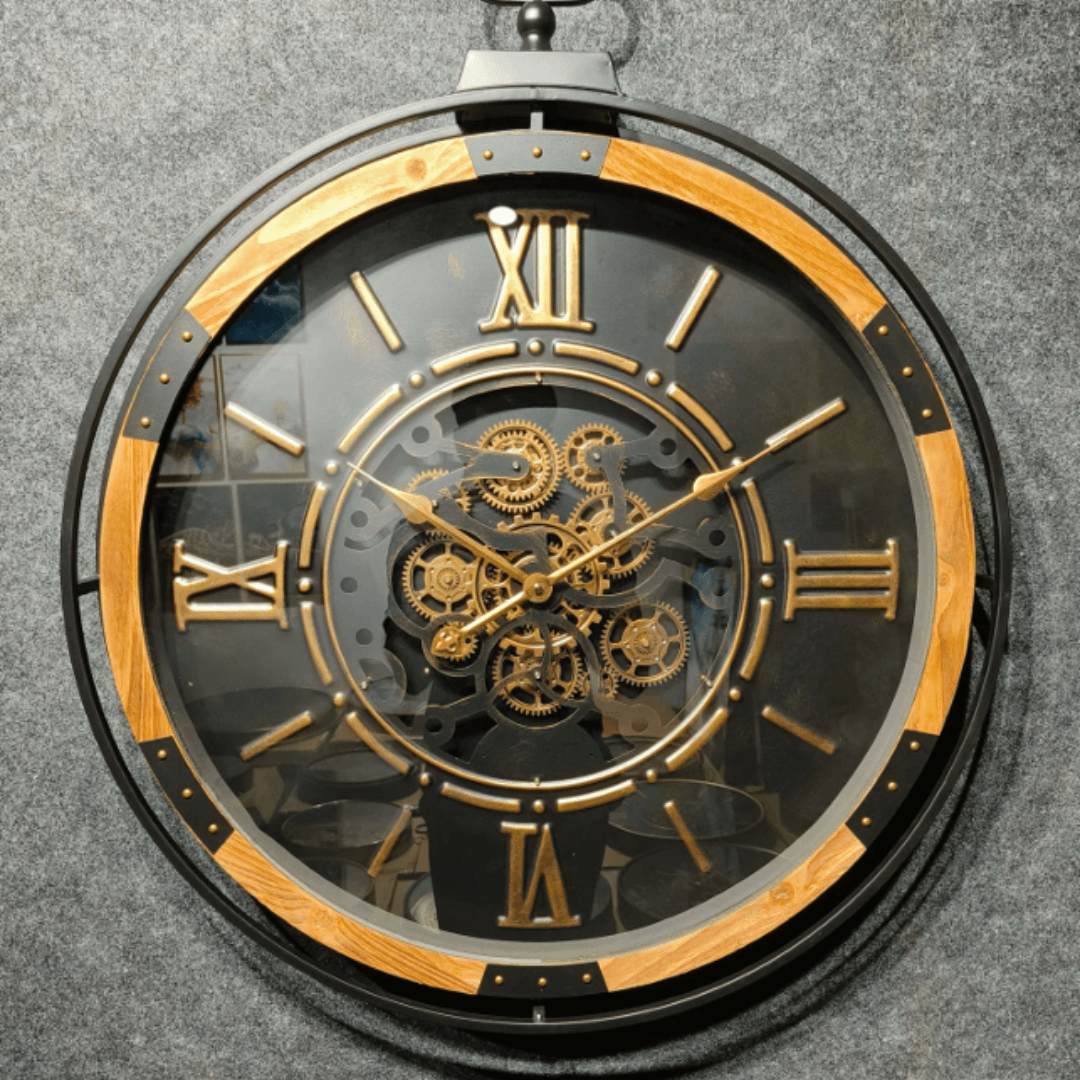 Royal Metal Gear Mechanical Clock Style 18