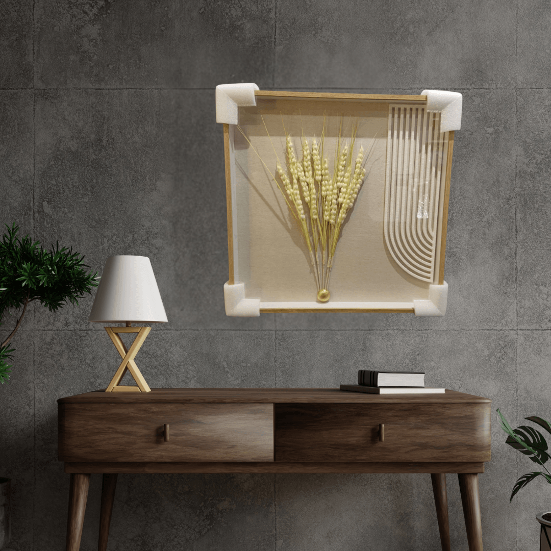 Artistic Wooden Frame Wall Painting Style 35