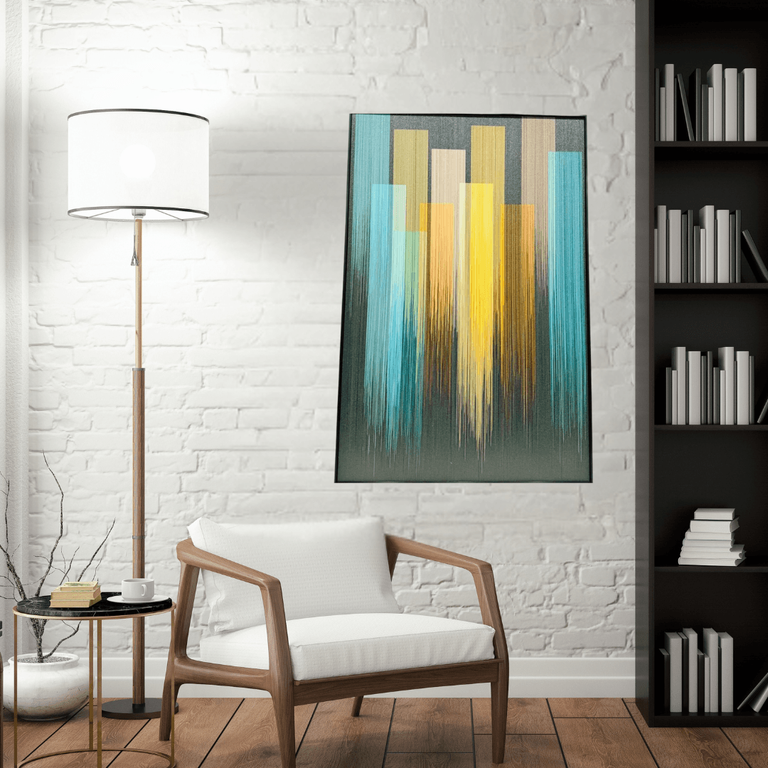Exclusive Canva Printed Metal Frame Painting Style 13