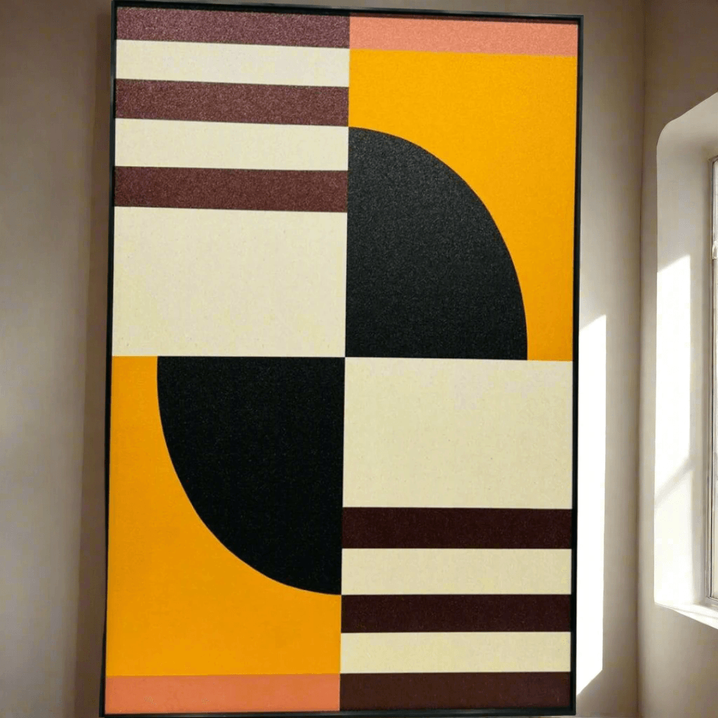 Exclusive Canva Printed Metal Frame Painting Style 4