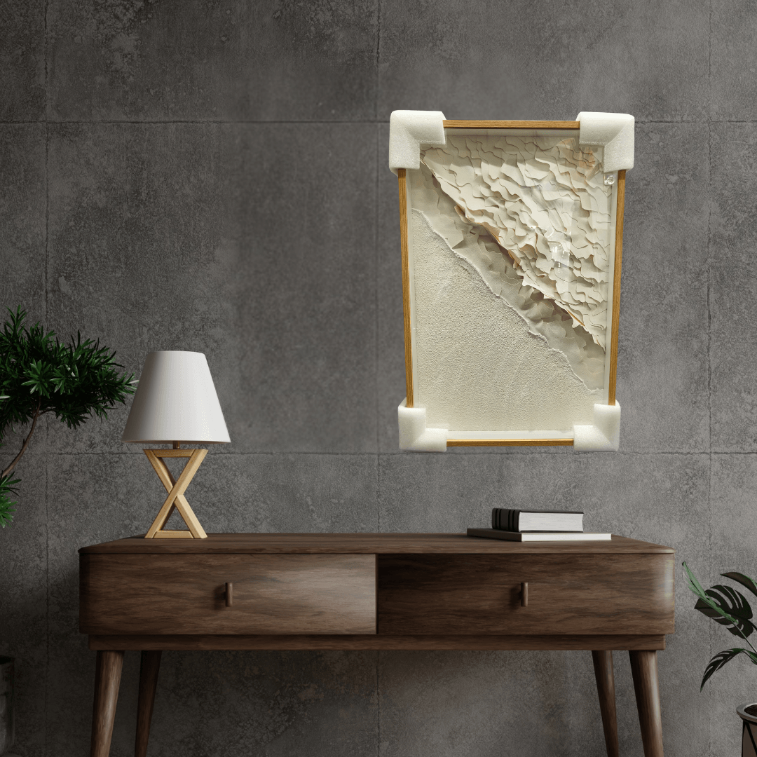 Artistic Wooden Frame Wall Painting Style 53