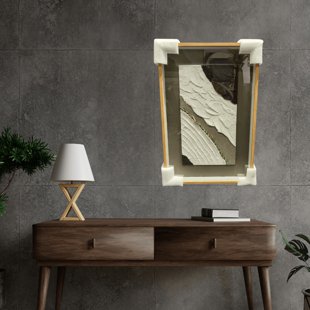 Artistic Wooden Frame Wall Painting Style 60