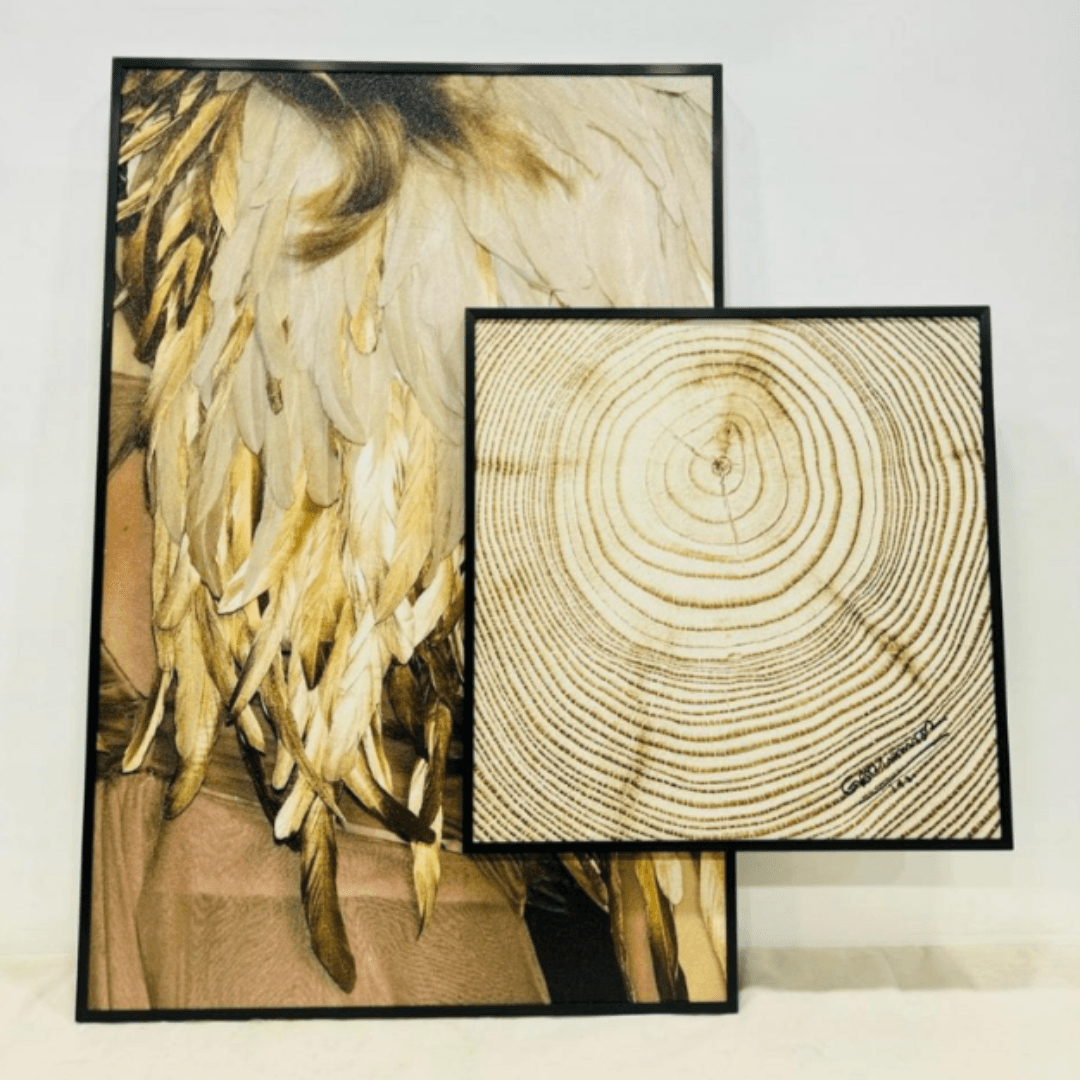 Exclusive Canva Printed Metal Frame Painting Style 55