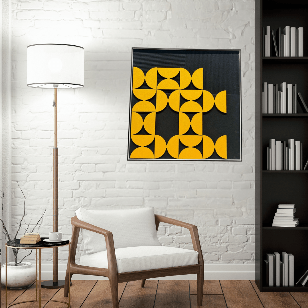 Exclusive Canva Printed Metal Frame Painting Style 36