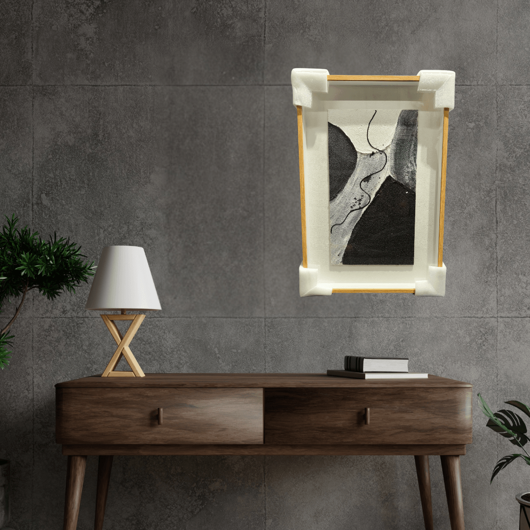 Artistic Wooden Frame Wall Painting Style 62