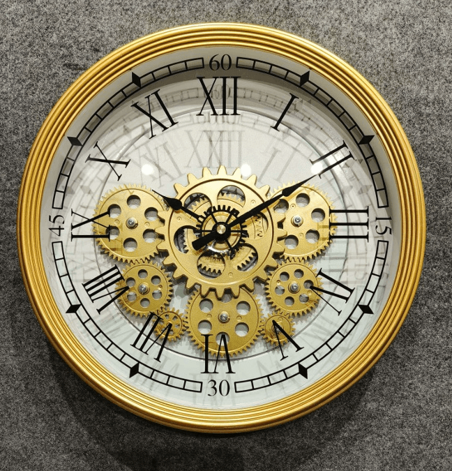 Royal Metal Gear Mechanical Clock Style 50