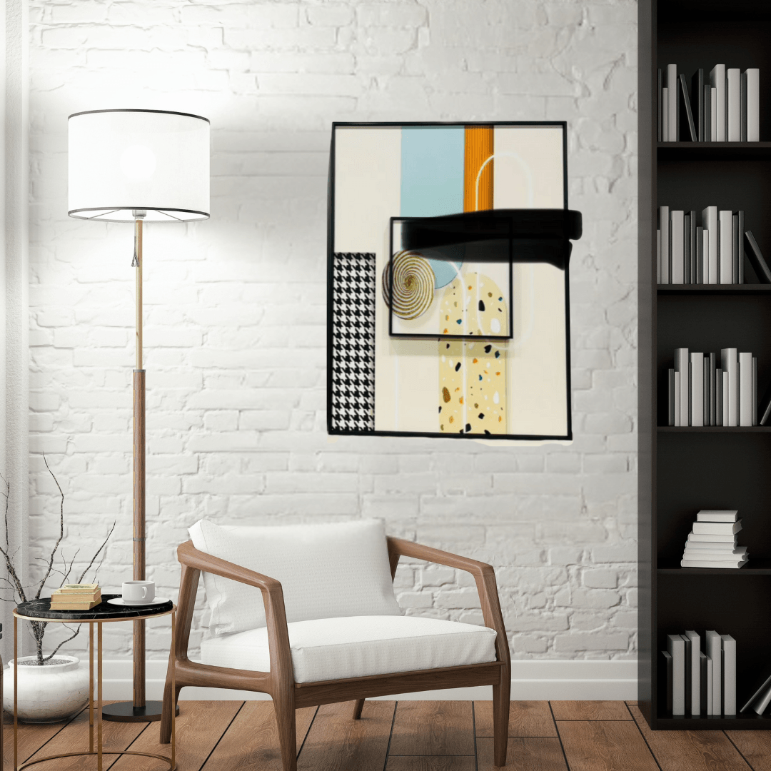 Exclusive Canva Printed Metal Frame Painting Style 24