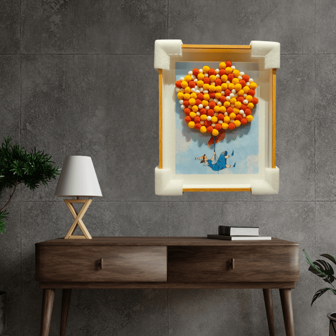 Artistic Wooden Frame Wall Painting Style 63