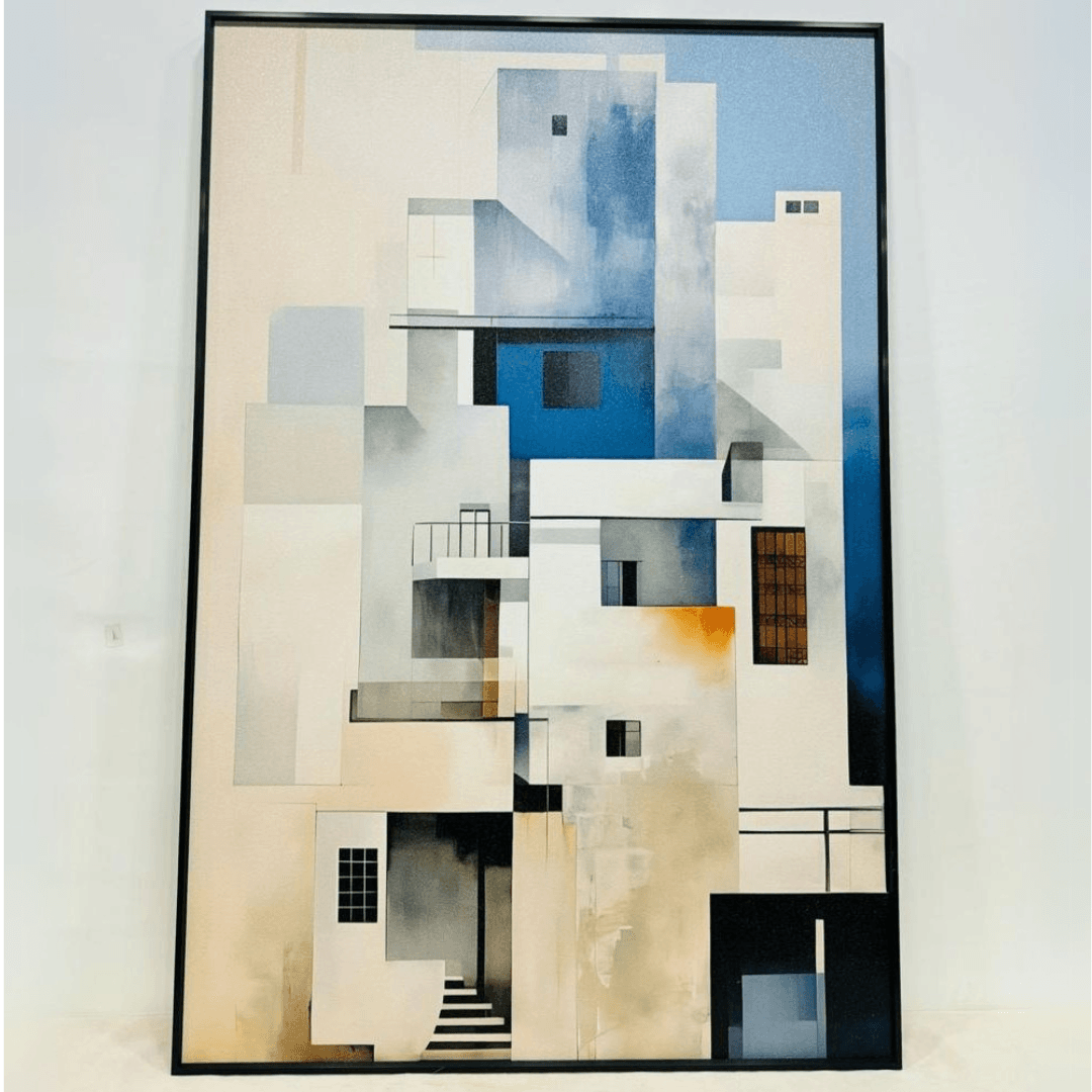 Exclusive Canva Printed Metal Frame Painting Style 12