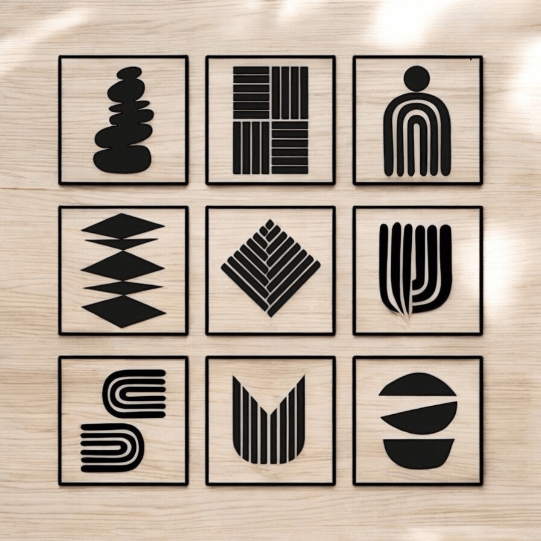 Patterned Wall Painting Style 15