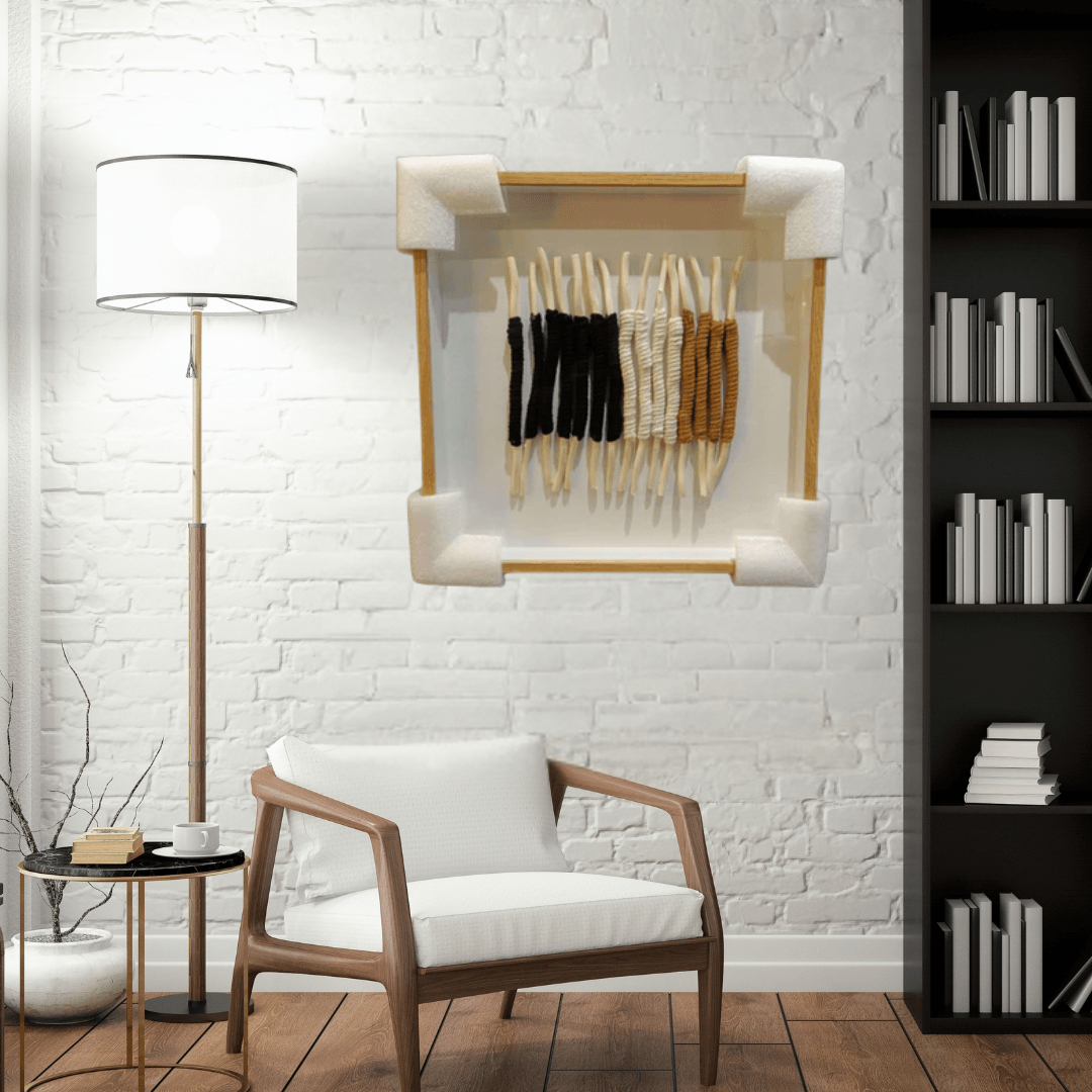 Artistic Wooden Frame Wall Painting Style 3