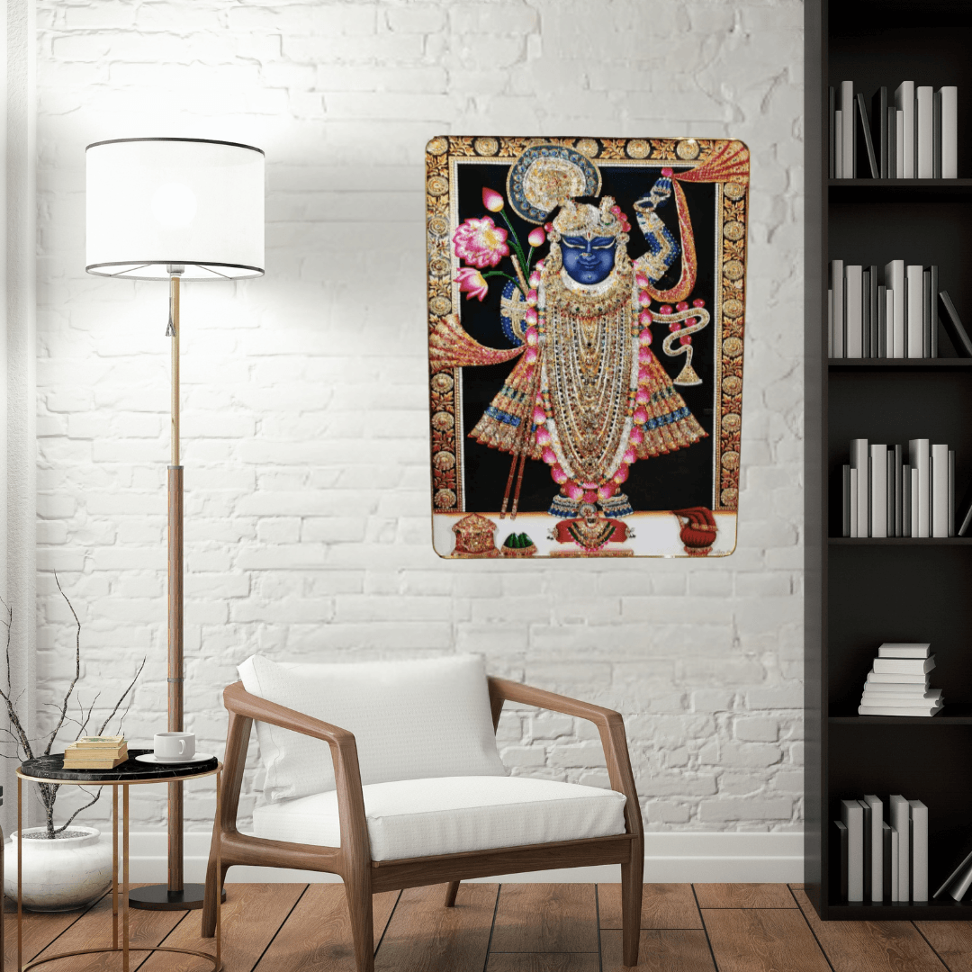 God Idol Wall Painting - 1