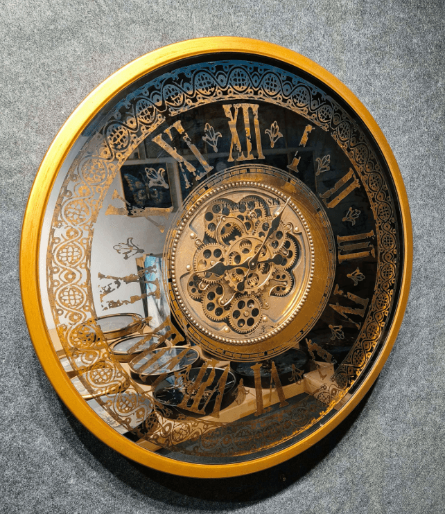 Royal Metal Gear Mechanical Clock Style 19