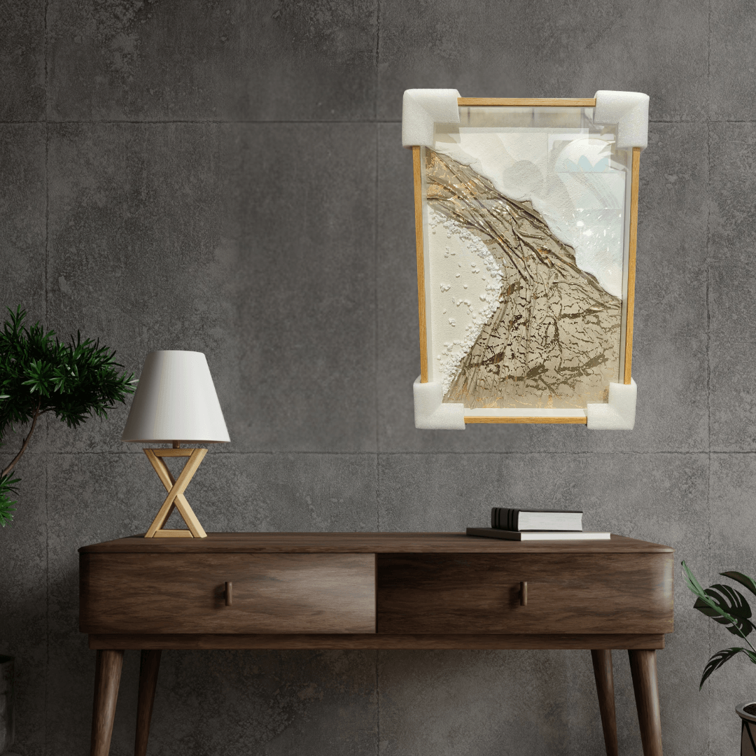 Artistic Wooden Frame Wall Painting Style 50