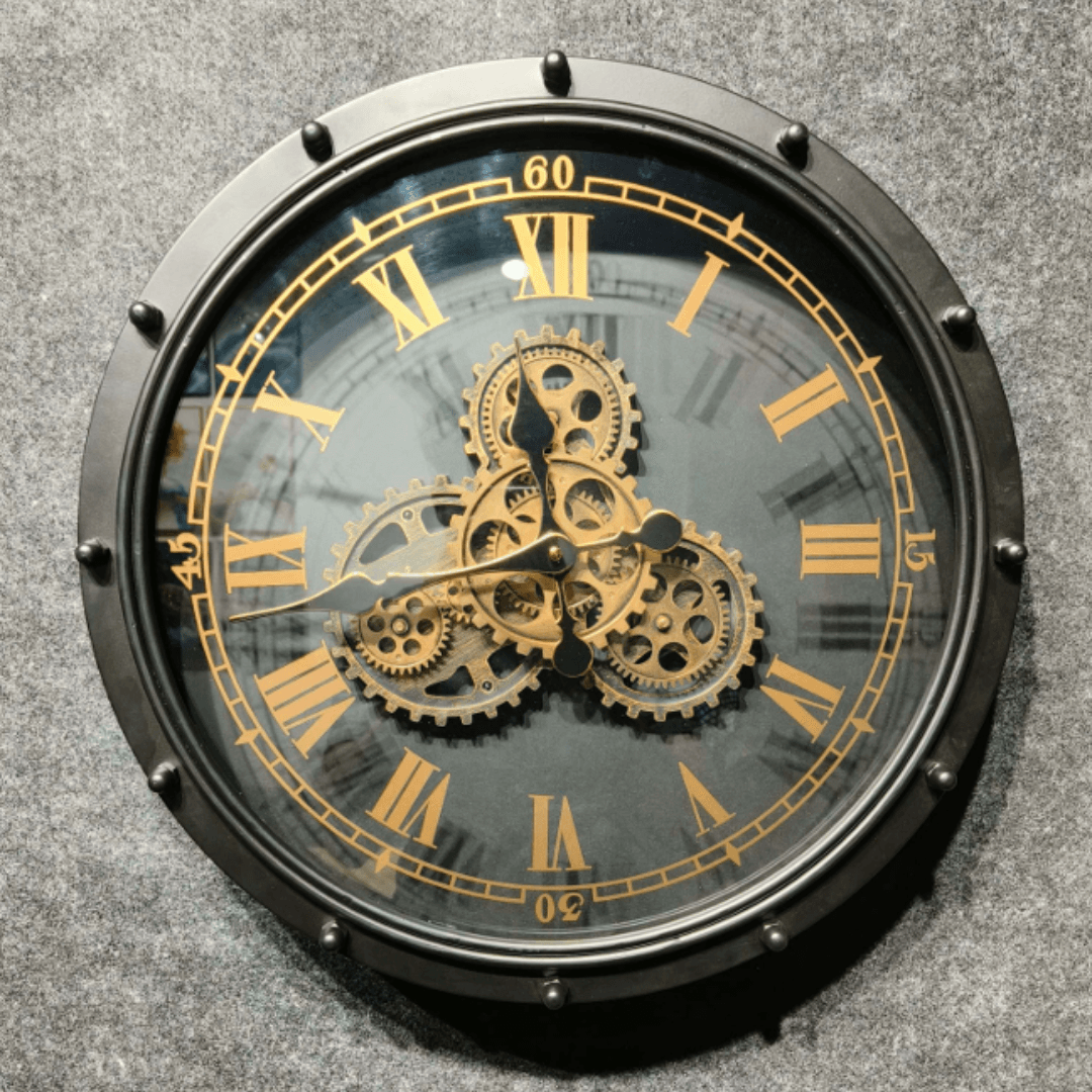 Royal Metal Gear Mechanical Clock Style 6