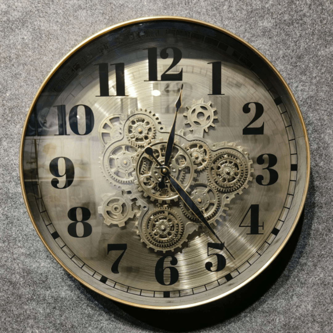 Royal Metal Gear Mechanical Clock Style 7