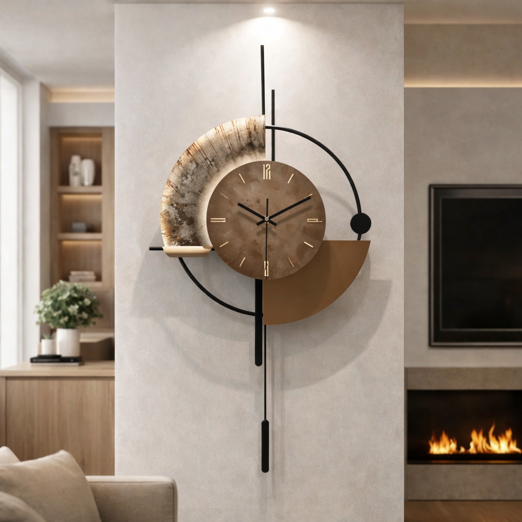 Metal Wall Clock Style 38