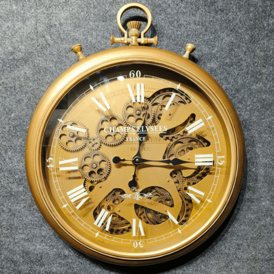 Royal Metal Gear Mechanical Clock Style 9