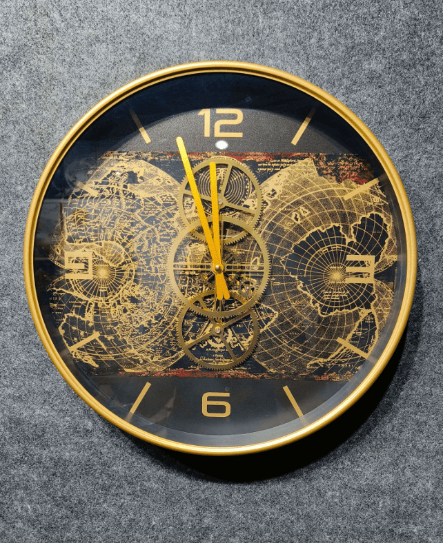 Royal Metal Gear Mechanical Clock Style 4