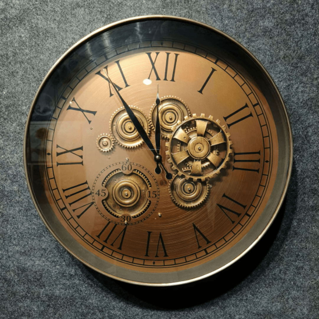 Royal Metal Gear Mechanical Clock Style 3