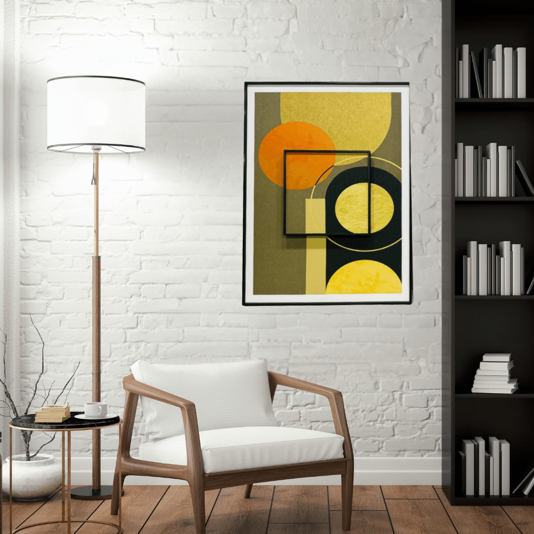 Exclusive Canva Printed Metal Frame Painting Style 31