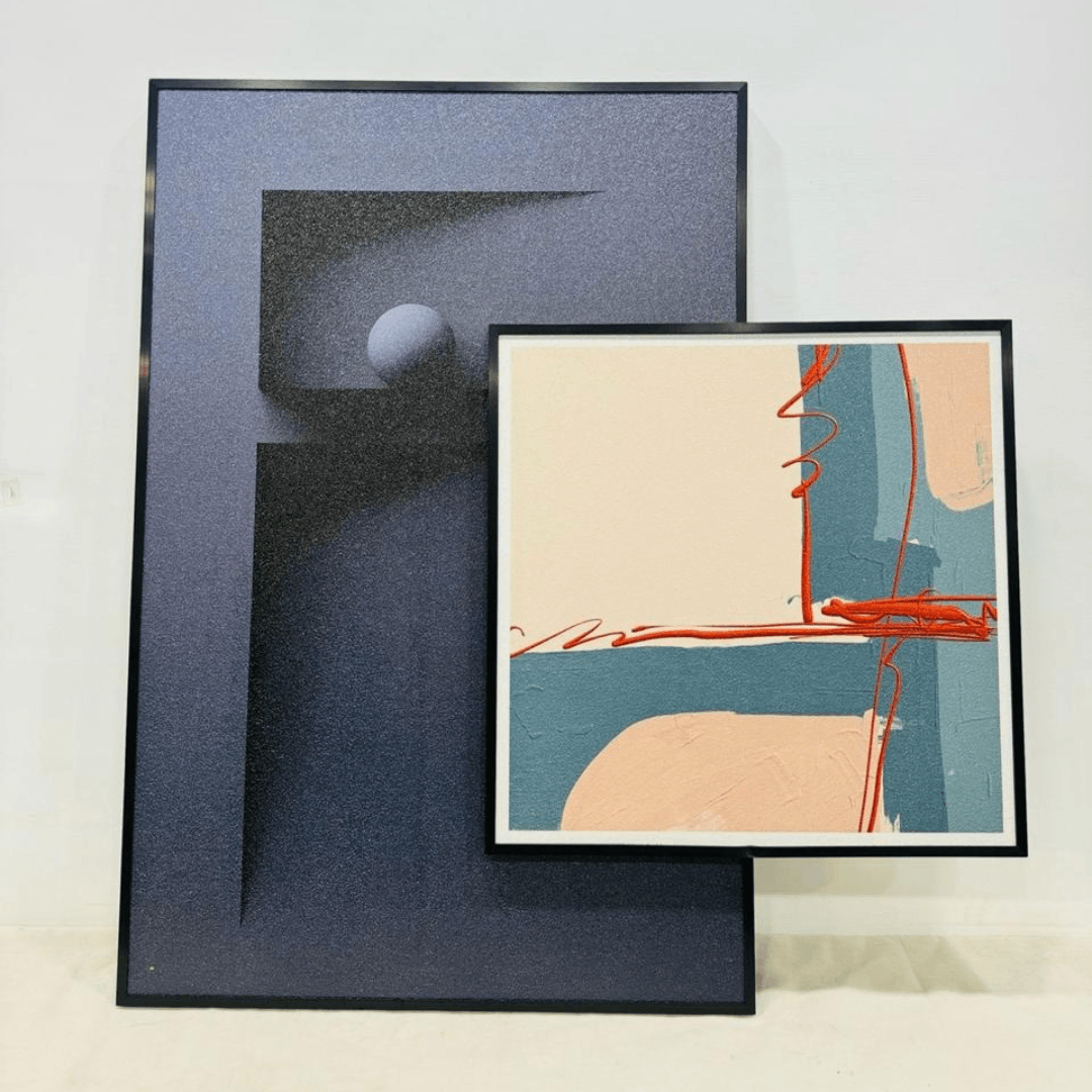 Exclusive Canva Printed Metal Frame Painting Style 2