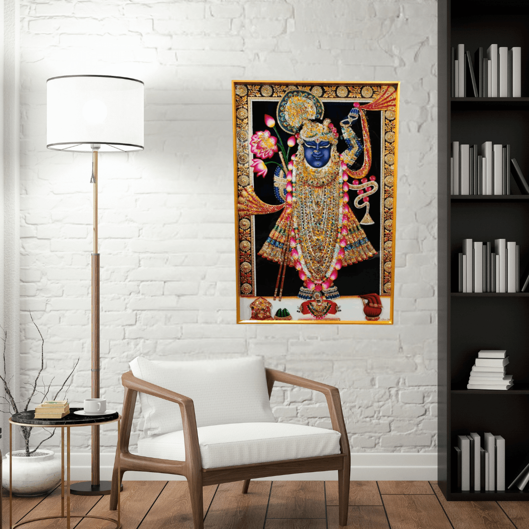 God Idol Wall Painting Style 2