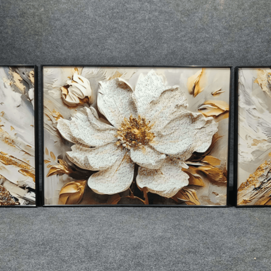 Modern Crystal Painting set of 3 42