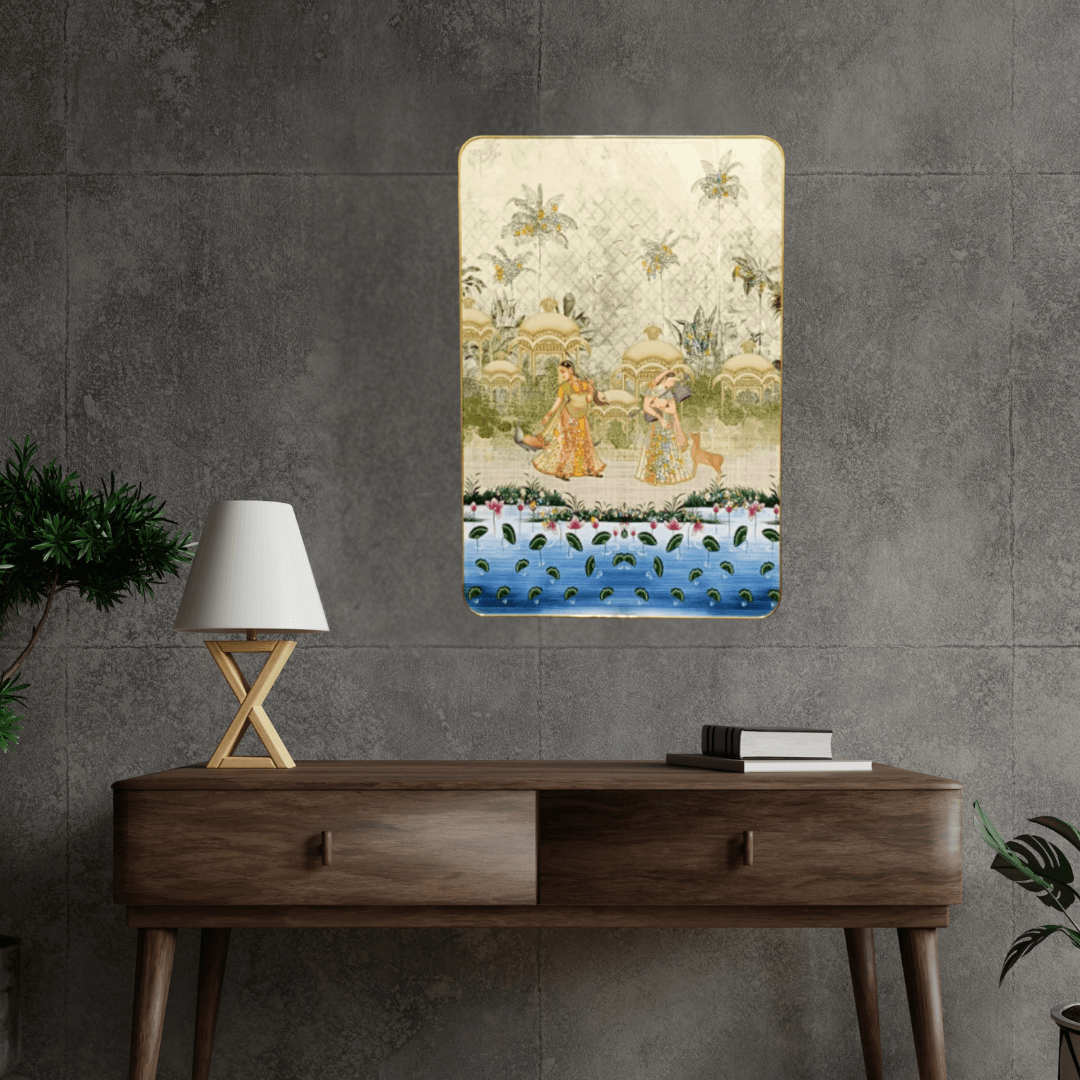 God Idol Wall Painting Style 7