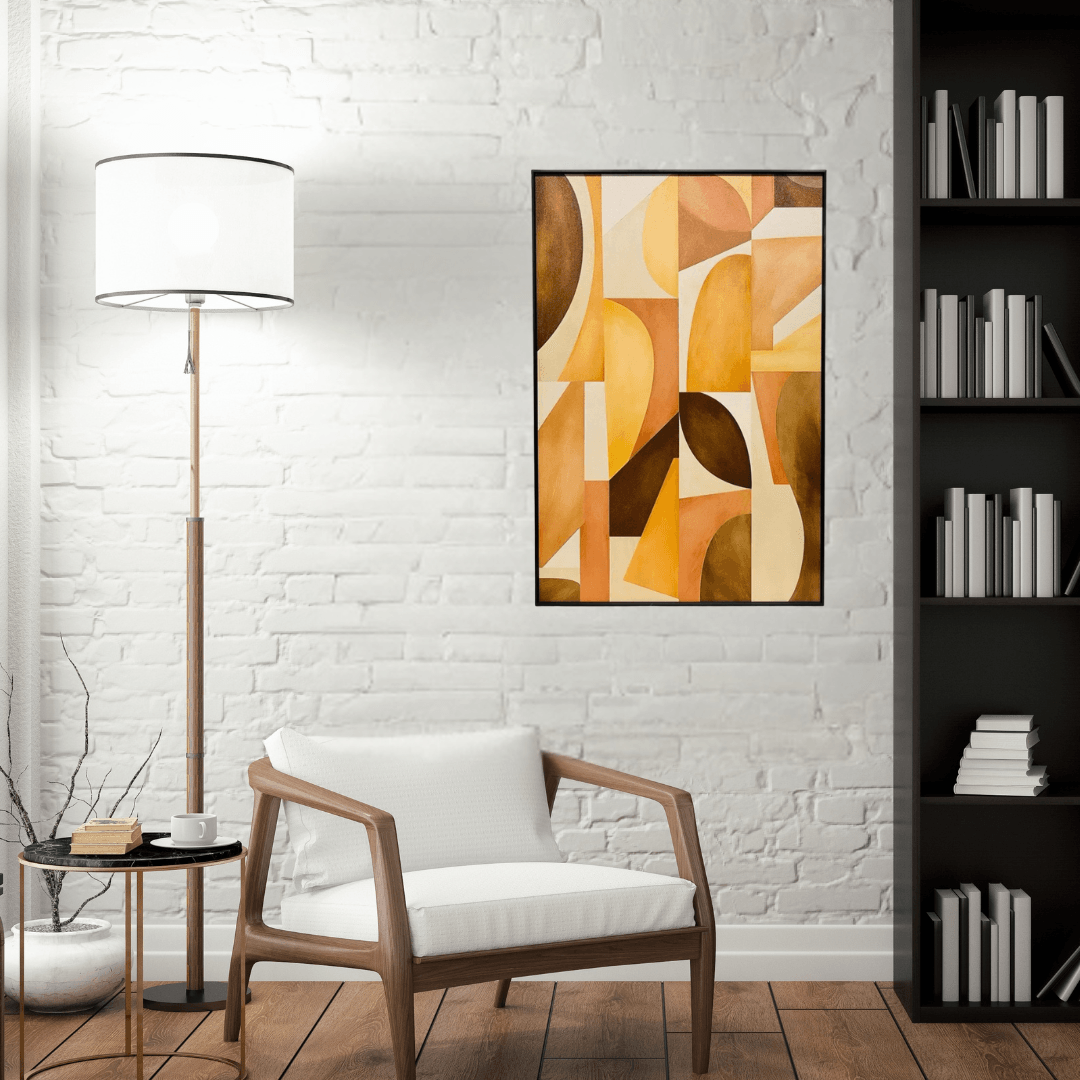 Exclusive Canva Printed Metal Frame Painting Style 8