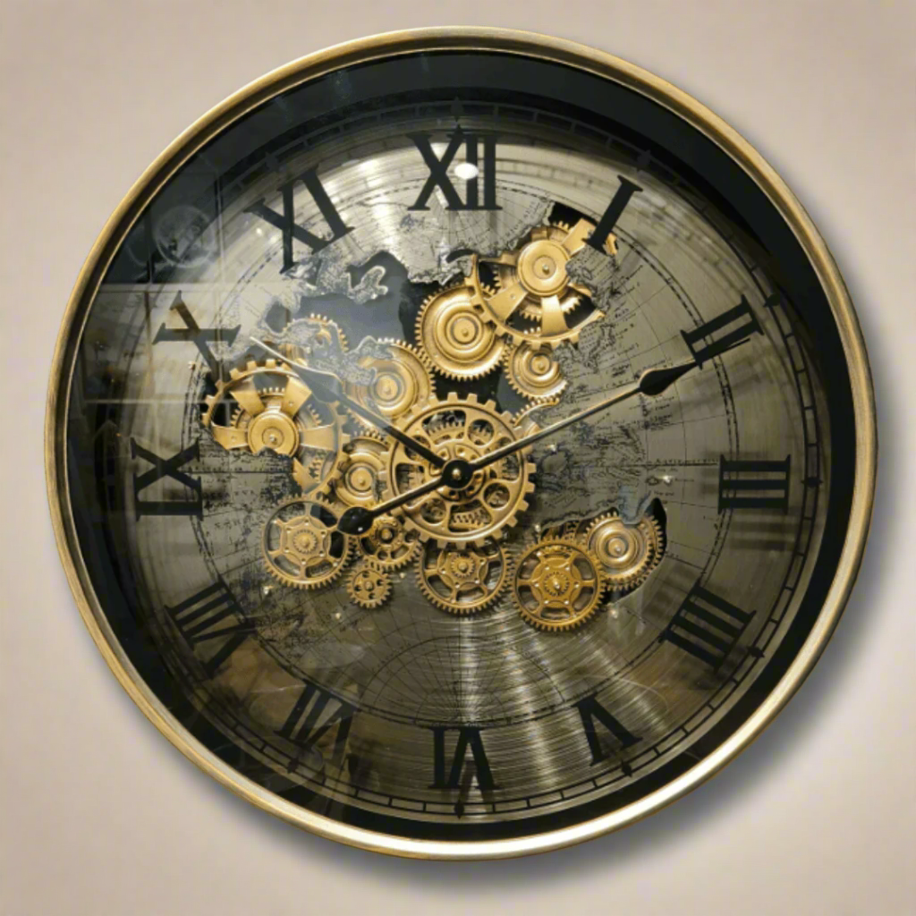 Royal Metal Gear Mechanical Clock Style 13